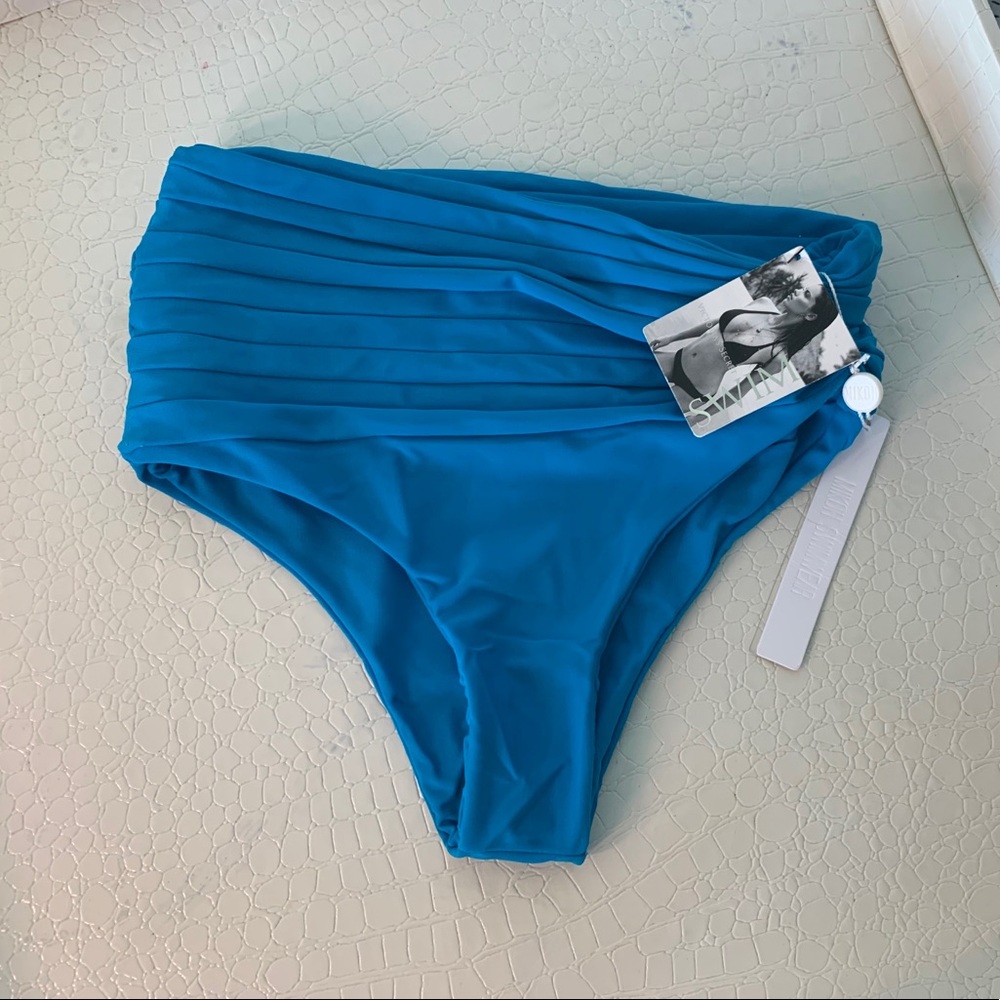 Low Rise Ruched Waist Bikini Bottom